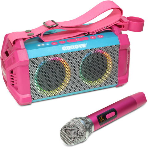 Sling & Sing Portable Karaoke Machine, Wireless Karaoke, Bluetooth Speaker with Microphone  - for Girls & Boys Ages 8-12 Year Old