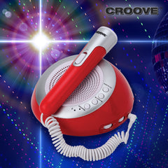 Croove Portable Bluetooth Karaoke Party System