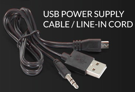 USB Power Supply Cable - Line-in Cord